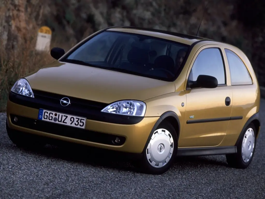 Opel Corsa (F08) 3 поколение, хэтчбек 3 дв. (10.2000 - 07.2003)